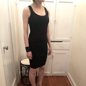 EXPRESS Jersey ruched T-shirt dress